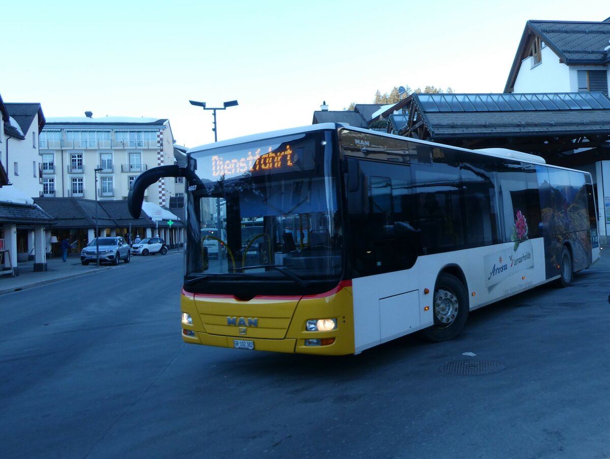 (233'628) - Bossi&Hemmi, Tiefencastel - GR 102'382 - MAN am 9. M�rz 2022 in Lenzerheide, Post