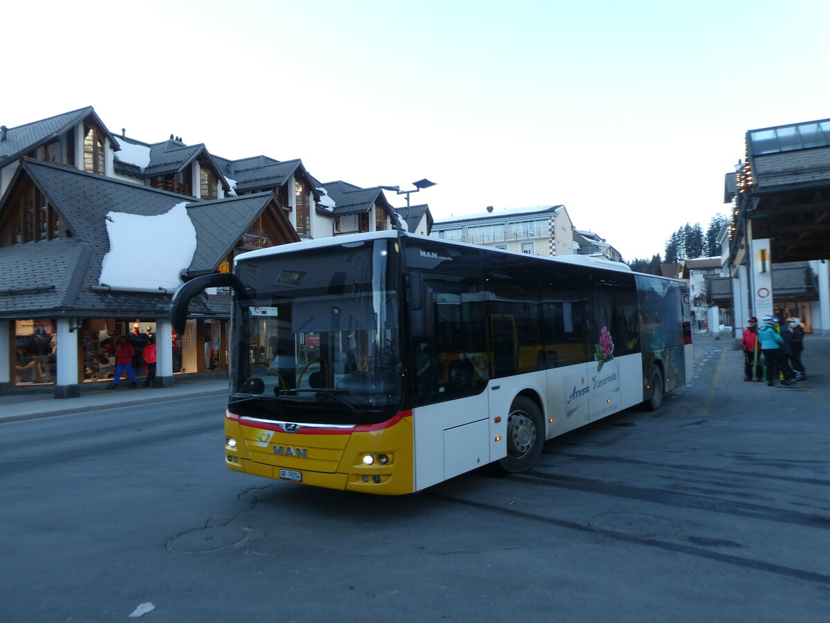 (233'635) - Bossi&Hemmi, Tiefencastel - GR 76'554 - MAN am 9. M�rz 2022 in Lenzerheide, Post