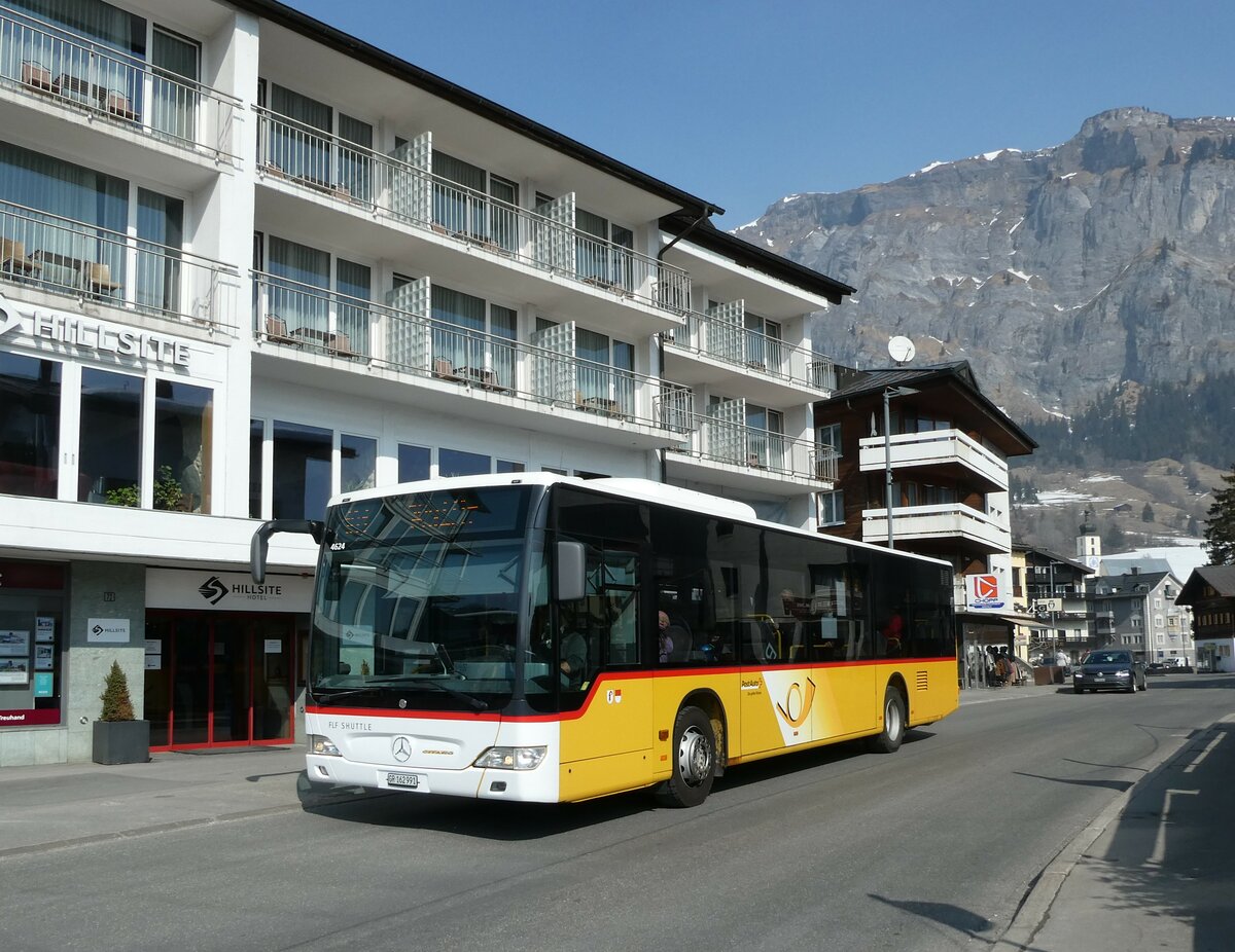 (233'763) - PostAuto Graub�nden - Nr. 2/GR 162'991 - Mercedes (ex PostAuto Nordschweiz) am 11. M�rz 2022 in Flims, Bergbahnen
