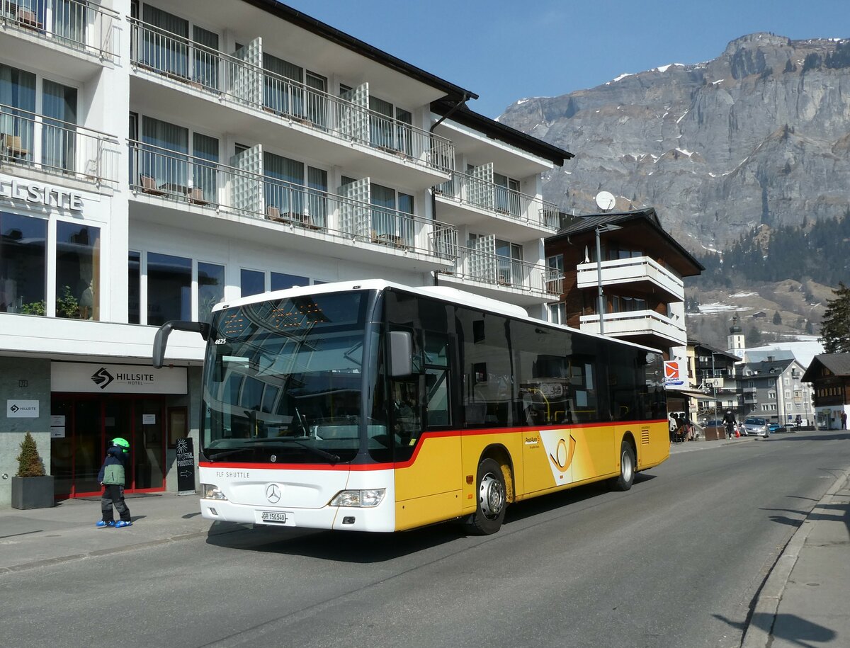 (233'770) - PostAuto Graub�nden - Nr. 3/GR 150'540 - Mercedes (ex PostAuto Nordschweiz) am 11. M�rz 2022 in Flims, Bergbahnen