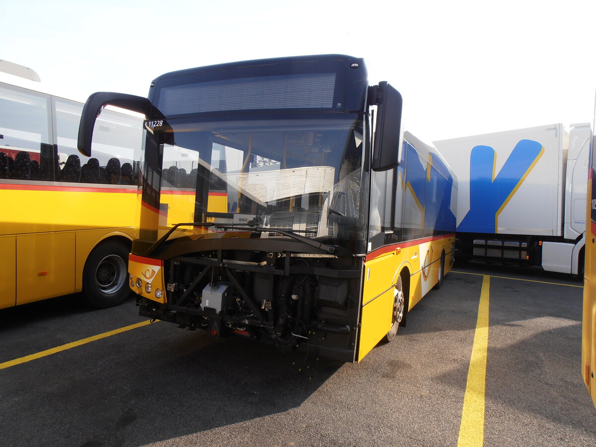 (233'856) - CarPostal Ouest - NE 49'619 - Solaris am 12. M�rz 2022 in Kerzers, Interbus