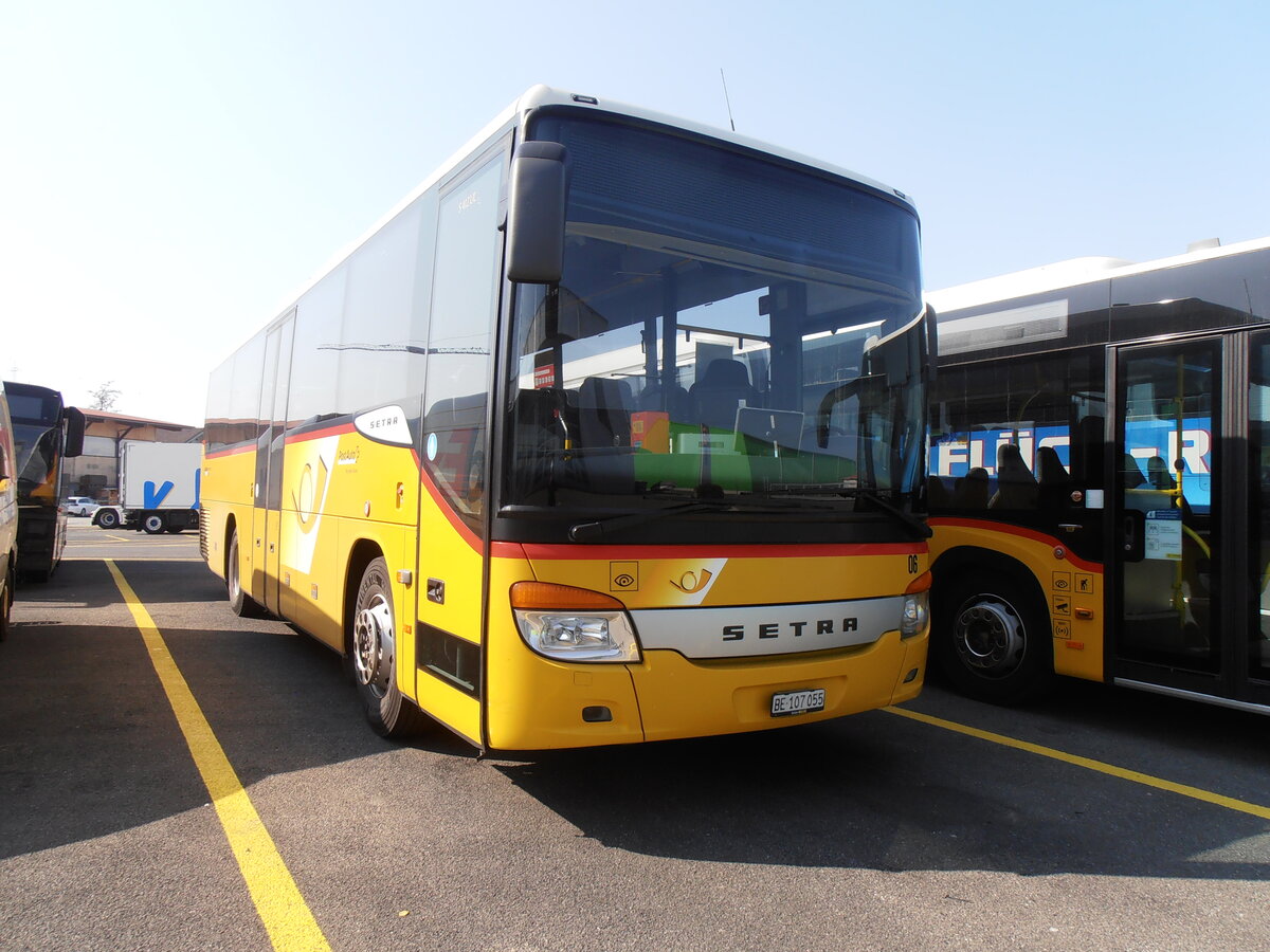 (233'987) - K�bli, Gstaad - Nr. 6/BE 107'055 - Setra am 20. M�rz 2022 in Kerzers, Interbus