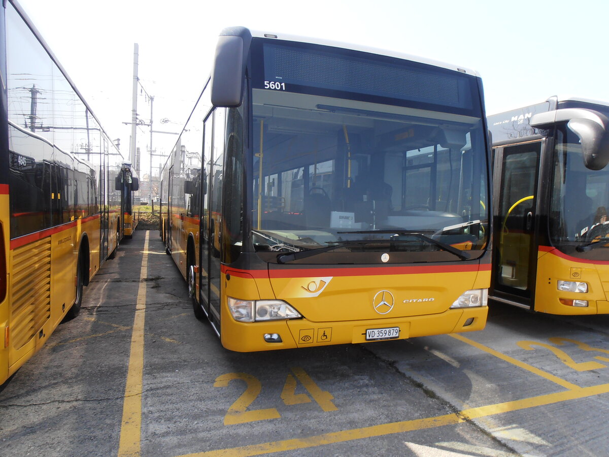 (234'014) - CarPostal Ouest - VD 359'879 - Mercedes (ex JU 31'178; ex Nr. 32) am 20. M�rz 2022 in Yverdon, Garage