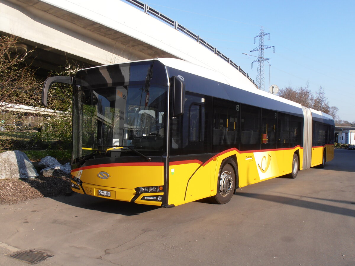 (234'103) - CarPostal Ouest - VD 267'970 - Solaris am 26. M�rz 2022 in Kerzers, Interbus