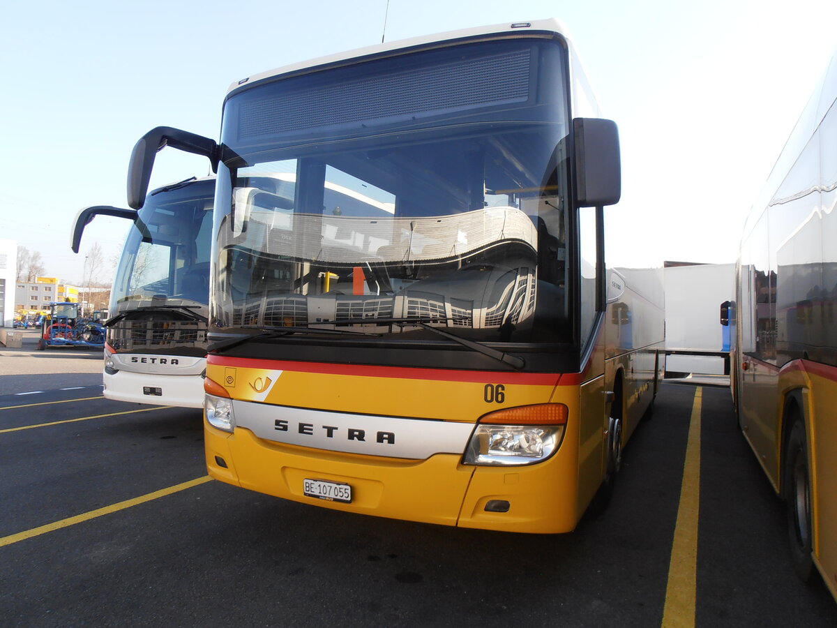 (234'112) - K�bli, Gstaad - Nr. 6/BE 107'055 - Setra am 26. M�rz 2022 in Kerzes, Interbus