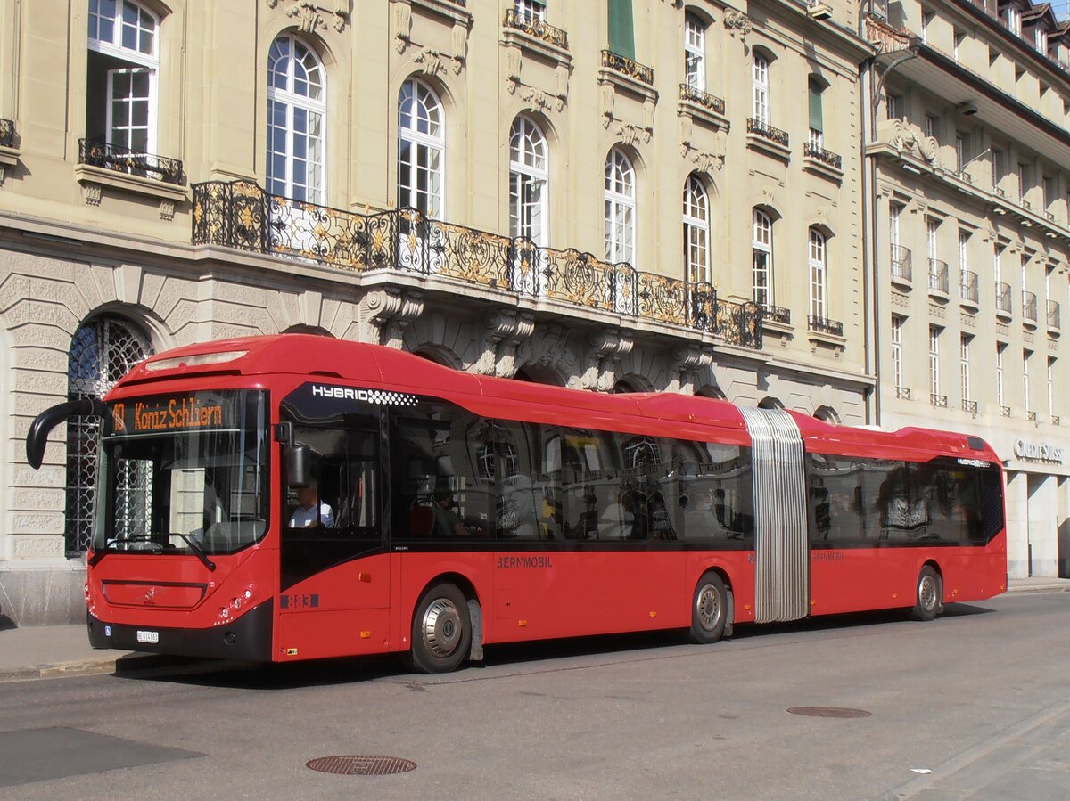 (234'138) - Bernmobil, Bern - Nr. 883/BE 514'883 - Volvo am 28. M�rz 2022 in Bern, Bundesplatz