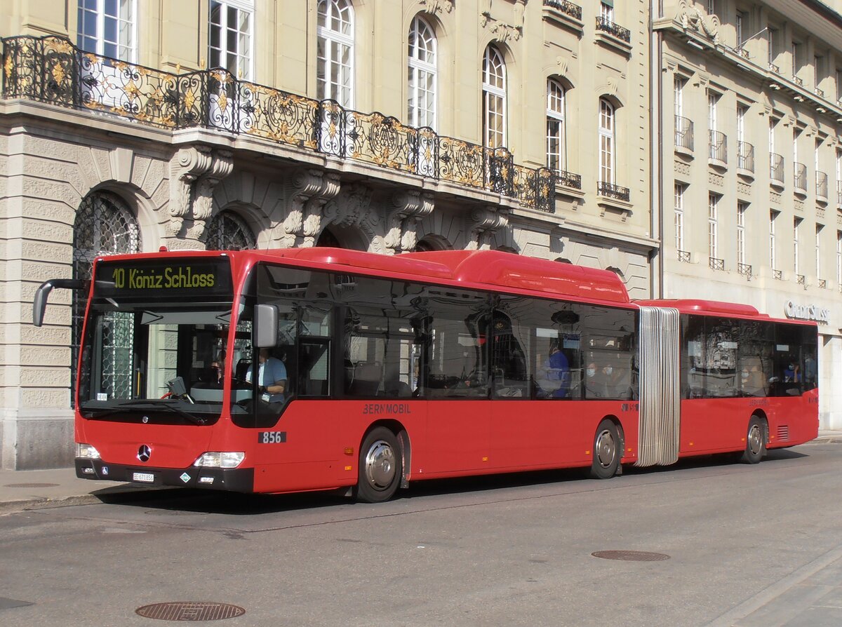 (234'148) - Bernmobil, Bern - Nr. 856/BE 671'856 - Mercedes am 28. M�rz 2022 in Bern, Bundesplatz