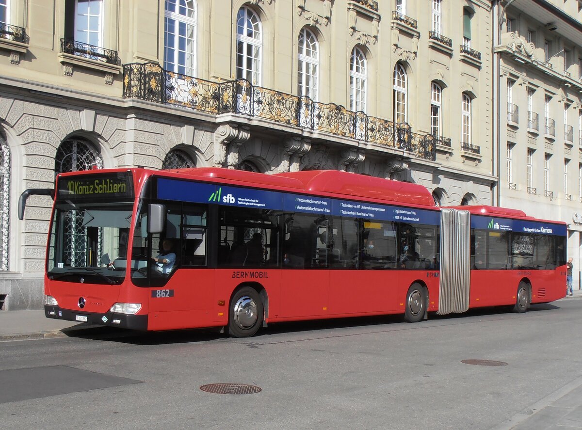 (234'149) - Bernmobil, Bern - Nr. 862/BE 671'862 - Mercedes am 28. M�rz 2022 in Bern, Bundesplatz