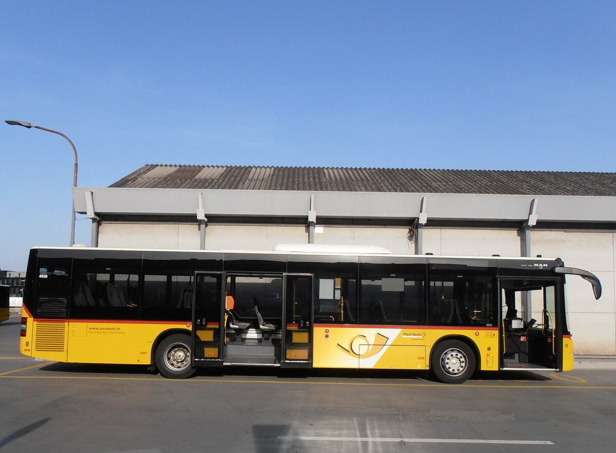 (234'155) - Steiner, Ortschwaben - Nr. 13/BE 47'894 - MNA am 28. M�rz 2022 in Bern, Postautostation