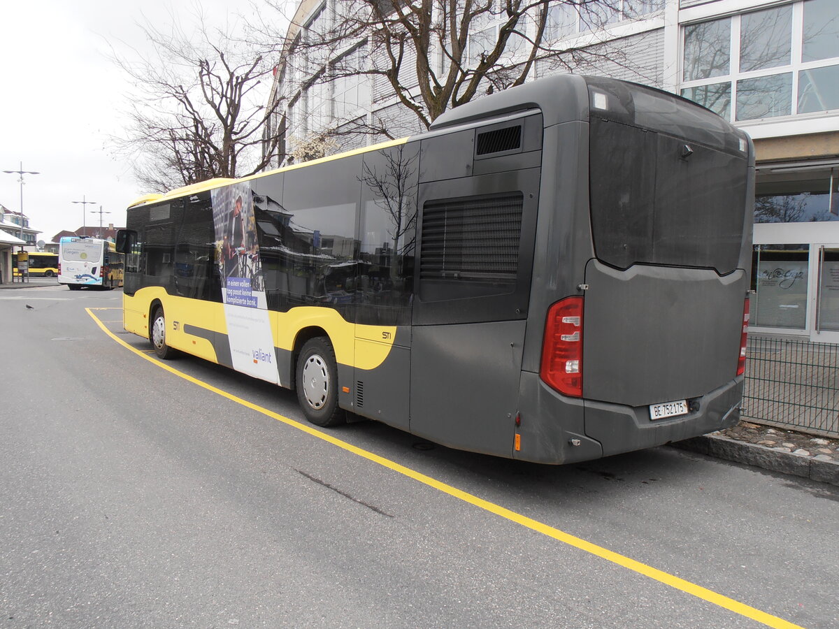 (234'195) - STI Thun - Nr. 175/BE 752'175 - Mercedes am 3. April 2022 bei der Schiffl�ndte Thun