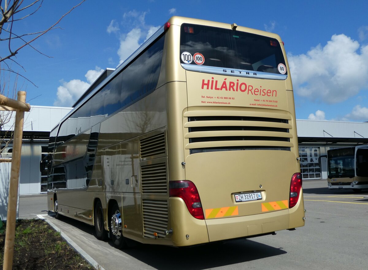 (234'306) - Hil�rio, Sch�tz - ZH 31'917 U - Setra am 10. April 2022 in Winterthur, EvoBus