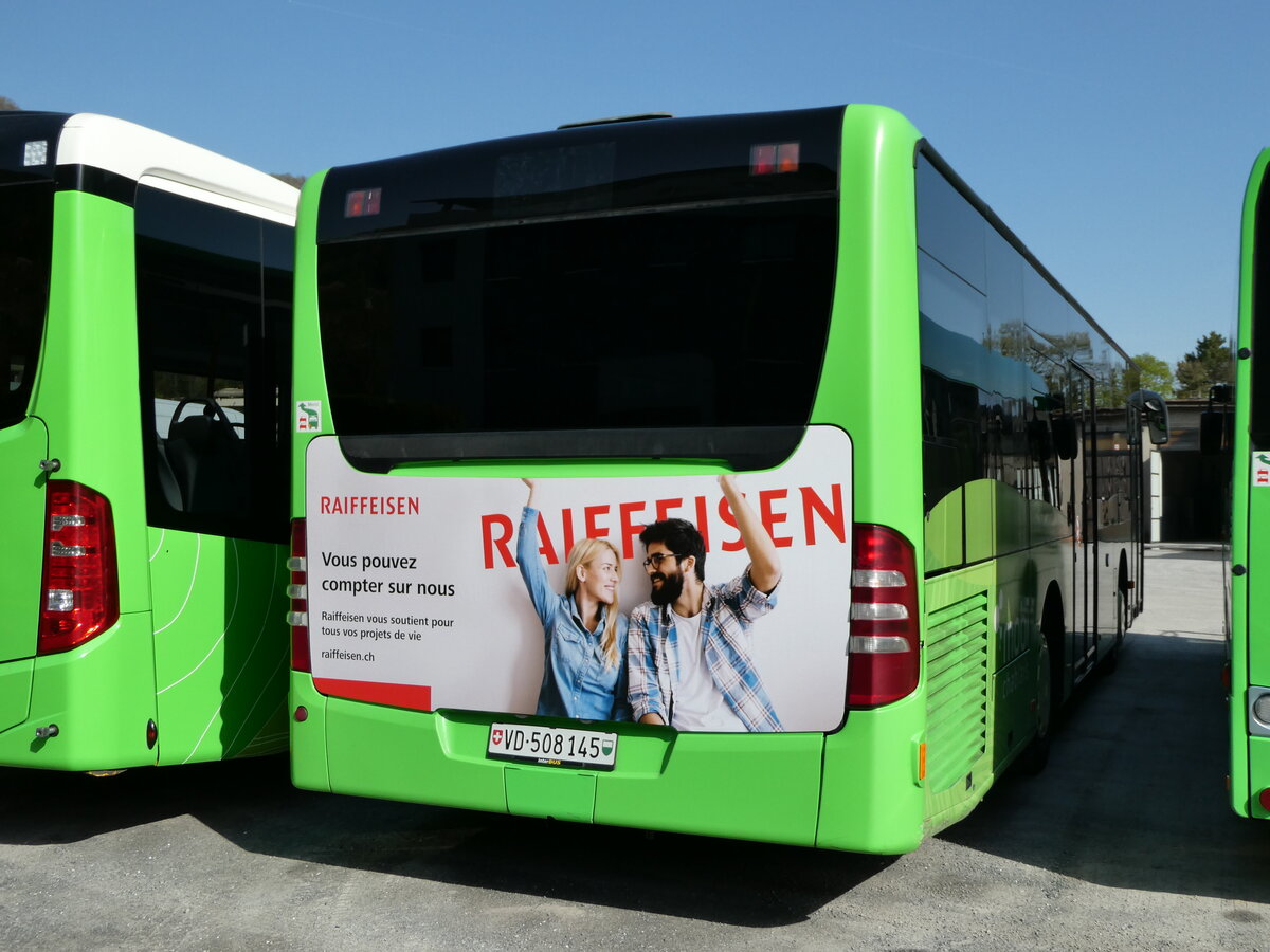 (234'548) - TPC Aigle - Nr. 655/VD 508'145 - Mercedes (ex RBA Augsburg/D) am 15. April 2022 in Monthey, Garage