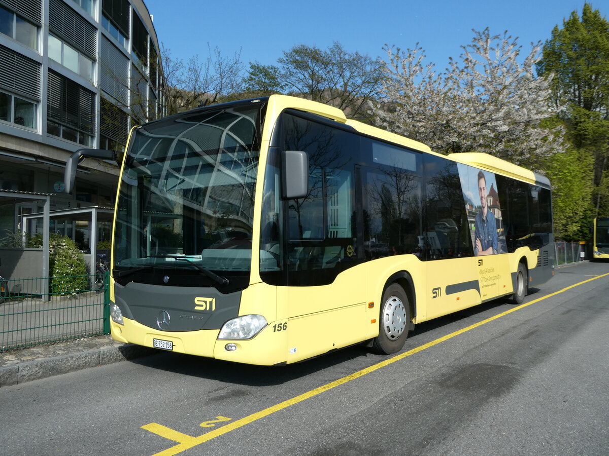 (234'638) - STI Thun - Nr. 156/BE 752'156 - Mercedes am 16. April 2022 bei der Schiffl�ndte Thun