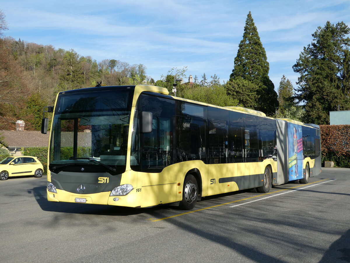 (234'673) - STI Thun - Nr. 161/BE 752'161 - Mercedes am 17. April 2022 bei der Schiffl�ndte Thun