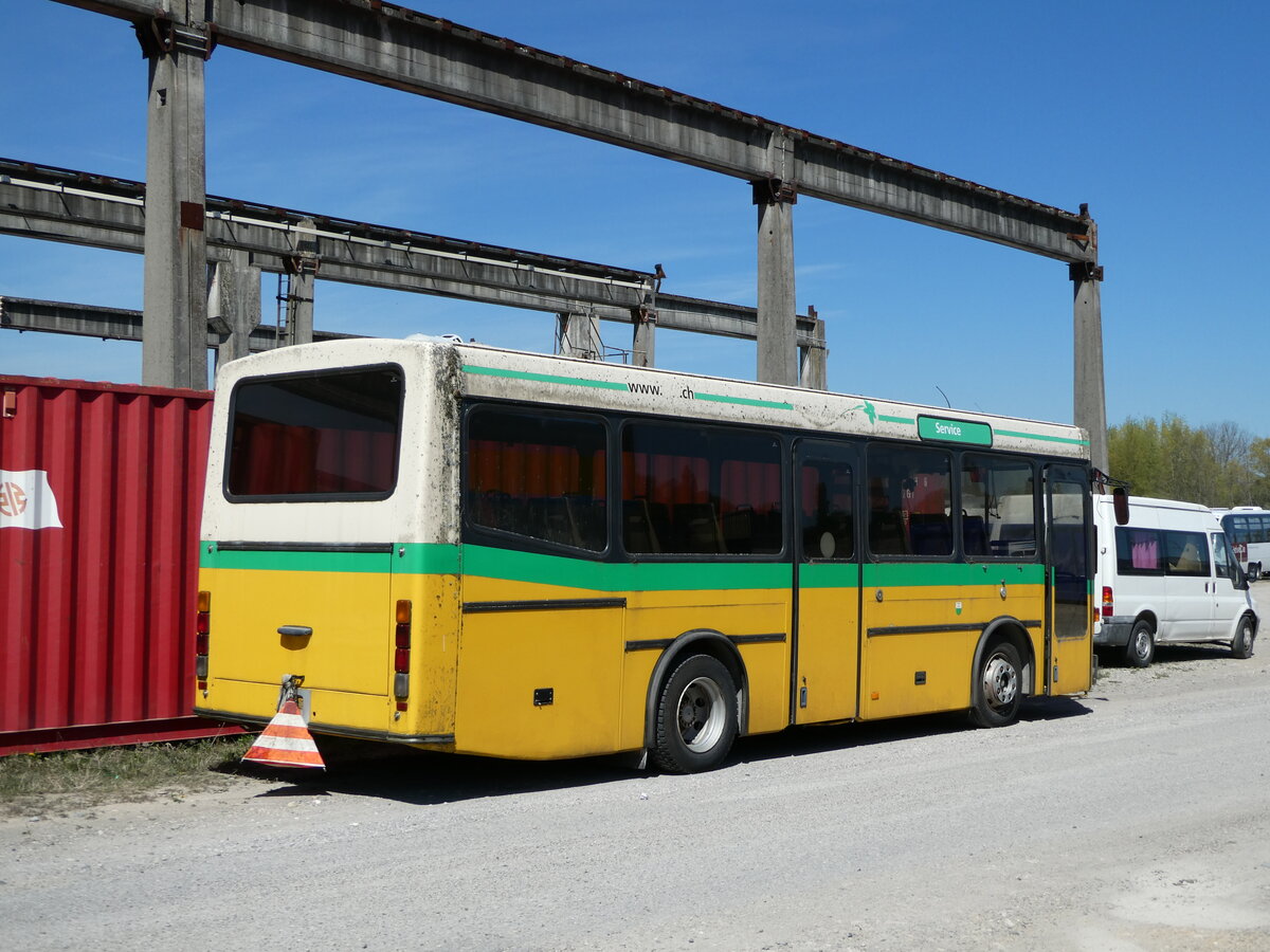 (234'777) - LEB Echallens (R�trobus) - MAN/Lauber am 18. April 2022 in Avenches, Route Industrielle