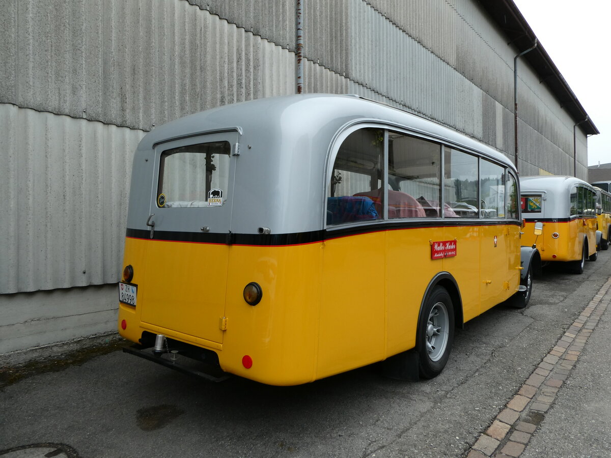 (235'279) - Hurter, M�nchaltdorf - ZH 84'998 - Berna/FHS (ex Volkart, Russikon; ex ASD Aigle; ex P 21'003) am 7. Mai 2022 in Attikon, Wegm�ller