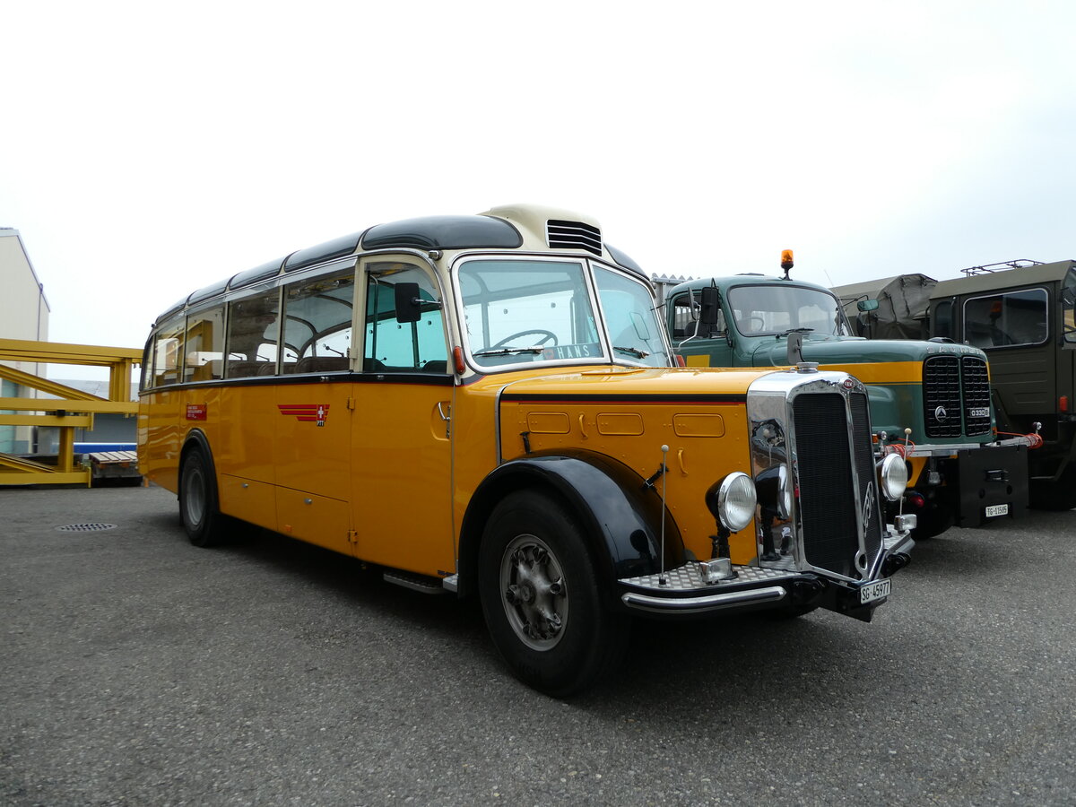 (235'306) - R�egg, R�ti - SG 45'977 - FBW/FHS (ex Kantonspolizei, Bern; ex P 23'180; ex P 2216) am 7. Mai 2022 in Attikon, Wegm�ller