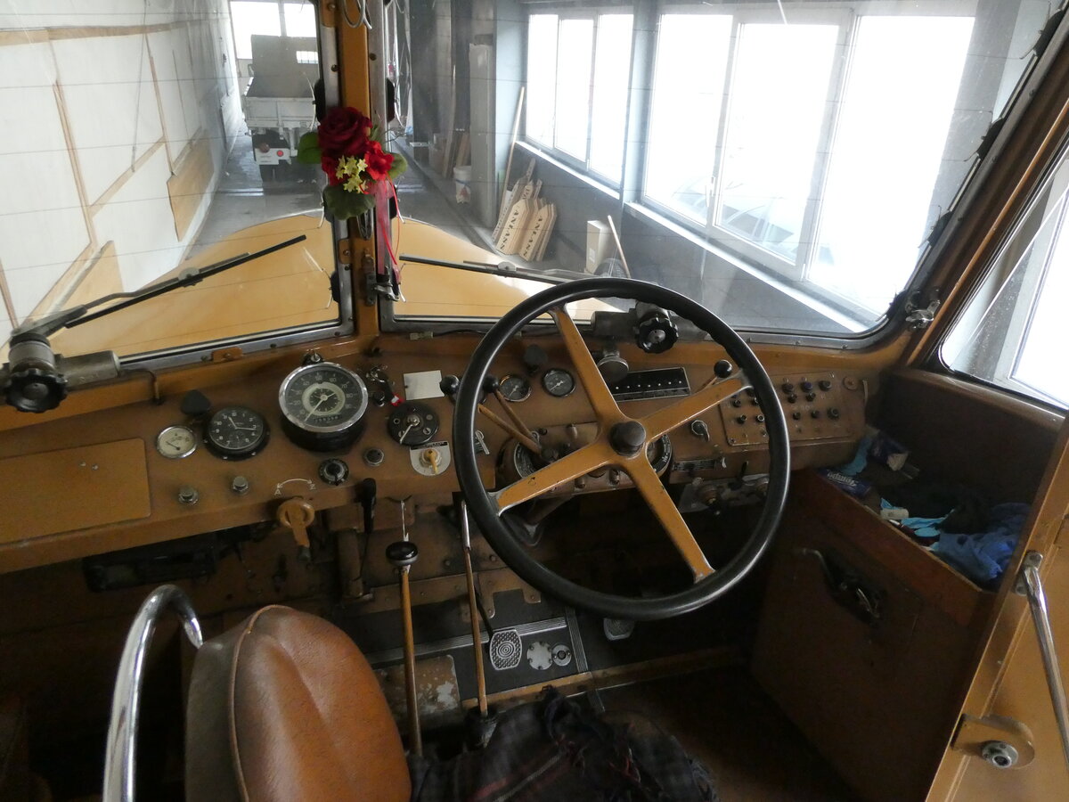 (235'330) - Wegm�ller, Attikon - Saurer/Hess (ex P 24'531; ex P 1375) am 7. Mai 2022 in Attikon, Wegm�ller (Innenaufnahme)