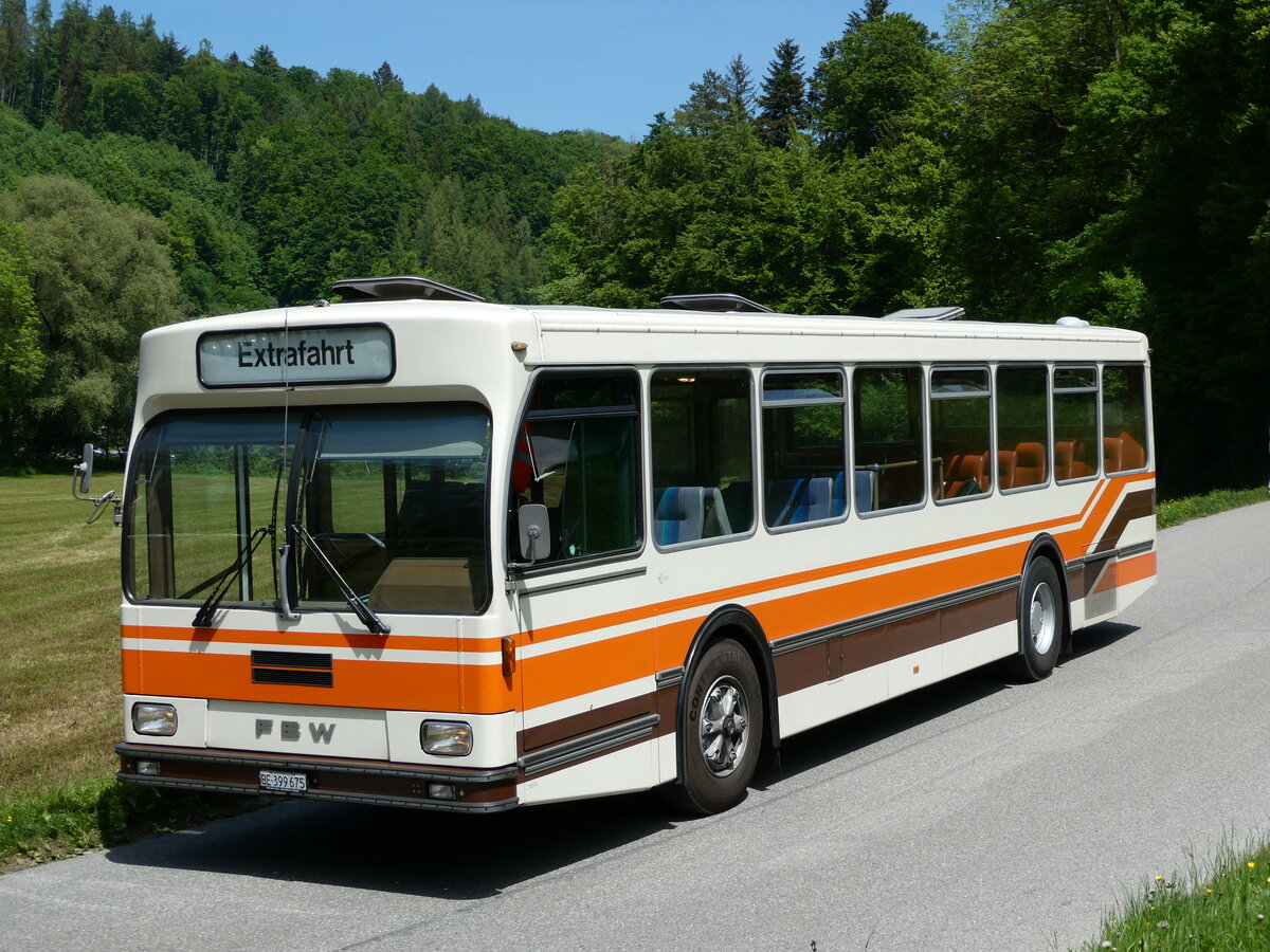 (235'654) - Wegm�ller, M�nsingen - BE 399'675 - FBW/R&J (ex Bamert, Wollerau) am 15. Mai 2022 bei Oberburg