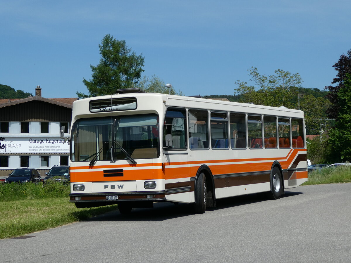 (235'711) - Wegm�ller, M�nsingen - BE 399'675 - FBW/R&J (ex Bamert, Wollerau) am 15. Mai 2022 in Wynigen, Landi