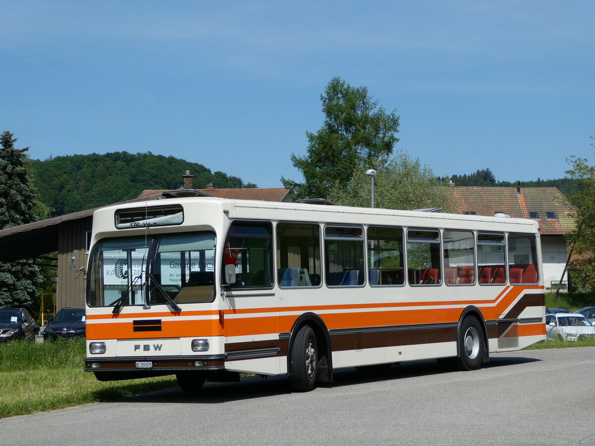 (235'712) - Wegm�ller, M�nsingen - BE 399'675 - FBW/R&J (ex Bamert, Wollerau) am 15. Mai 2022 in Wynigen, Landi
