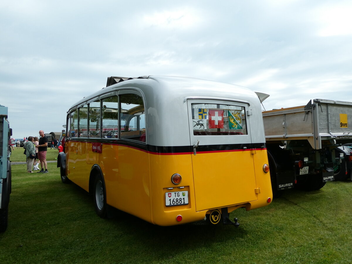 (235'954) - Zollikofer, Berg - TG 16'881 - Saurer/H�nni (ex Reusser, Thun; ex Kontiki, Wettingen; ex Nussbaumer, Ganterschwil) am 21. Mai 2022 in Arbon, Arbon Classics