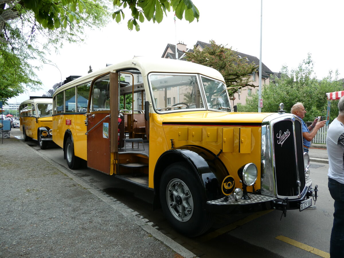 (235'978) - Baumgartner, Horn - SG 329'300 - Saurer/T�scher (ex Bucheli, Kriens Nr. 10; ex Gr�ni, Udligenswil) am 21. Mai 2022 in Arbon, Arbon Classics