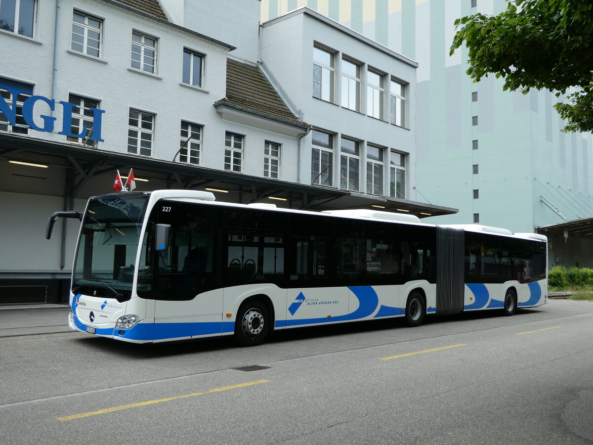 (236'118) - BOGG Wangen b.O. - Nr. 227/SO 194'985 - Mercedes am 22. Mai 2022 in Olten, Industriewerk