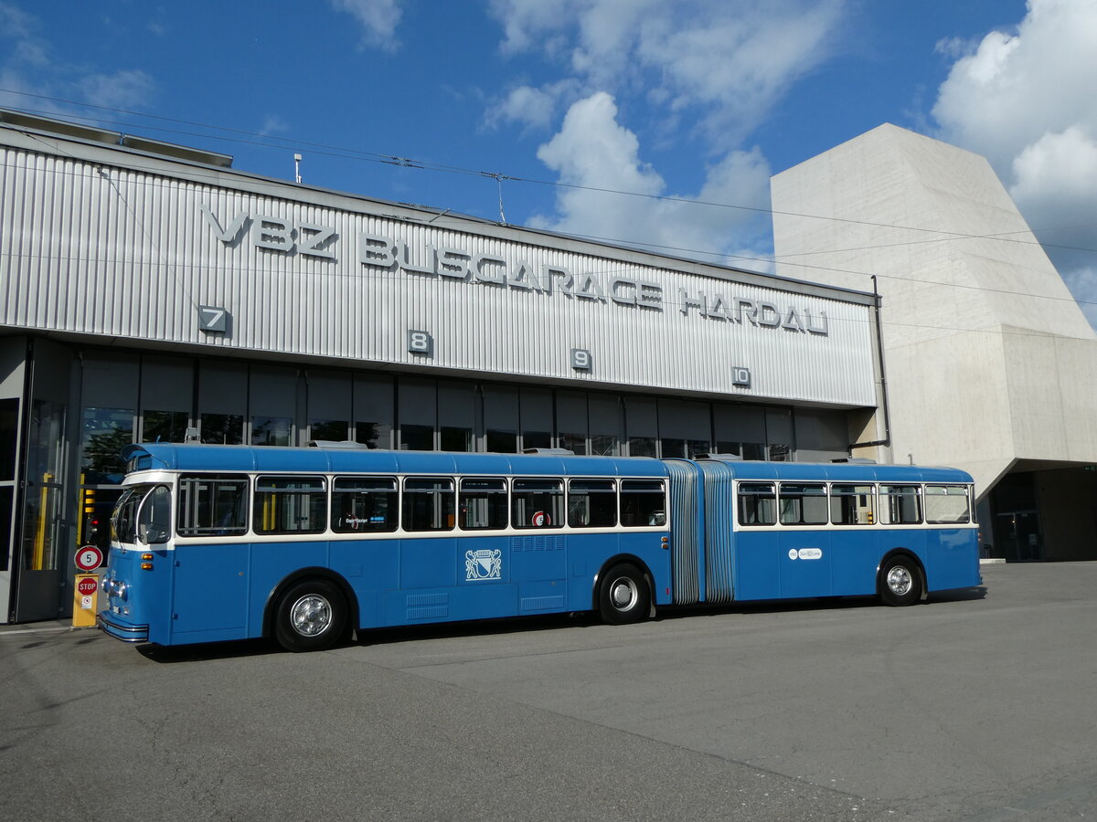 (236'368) - VBZ Z�rich (TMZ) - Nr. 540/ZH 187'540 - Saurer/Saurer (ex Nr. 7540; ex Nr. 540) am 28. Mai 2022 in Z�rich, Garage Hardau