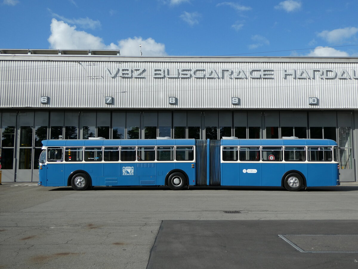 (236'370) - VBZ Z�rich (TMZ) - Nr. 540/ZH 187'540 - Saurer/Saurer (ex Nr. 7540; ex Nr. 540) am 28. Mai 2022 in Z�rich, Garage Hardau