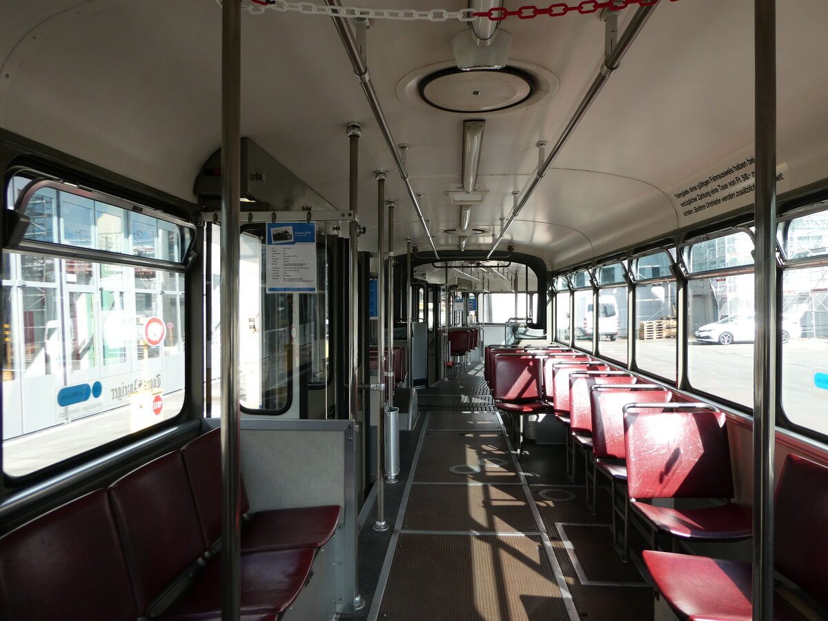 (236'376) - VBZ Z�rich (TMZ) - Nr. 540/ZH 187'540 - Saurer/Saurer (ex Nr. 7540; ex Nr. 540) am 28. Mai 2022 in Z�rich, Garage Hardau (Innenaufnahme)