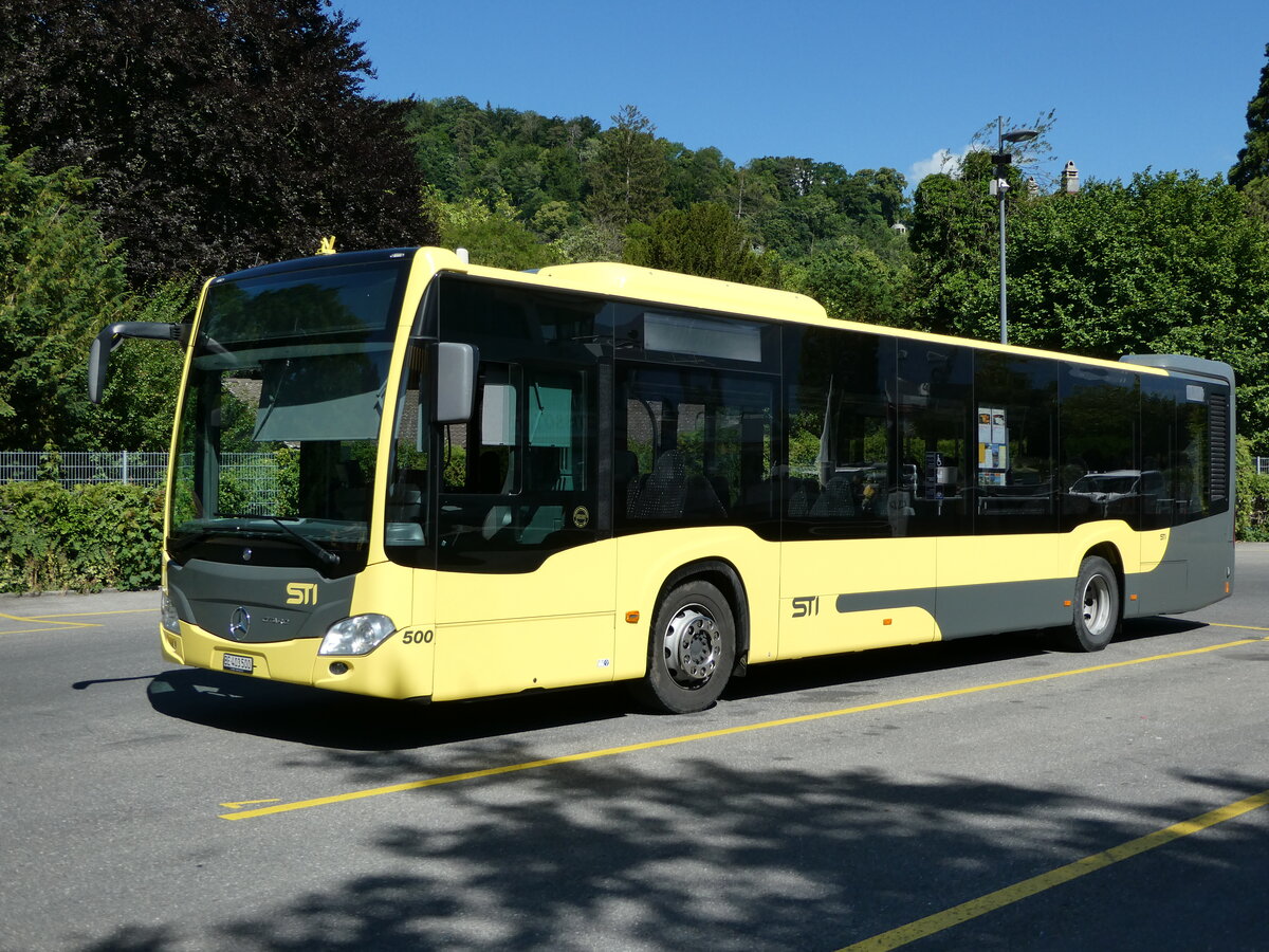(237'016) - STI Thun - Nr. 500/BE 408'500 - Mercedes am 11. Juni 2022 bei der Schiffl�ndte Thun