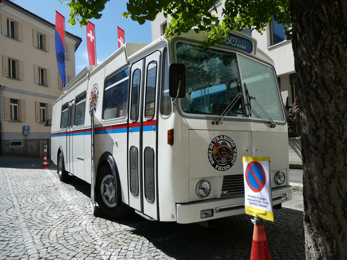 (237'129) - Barenco, Faido - Saurer/T�scher-Lepori (ex Repubblica e Cantone Ticino, Bellinzona; ex P 24'672) am 12. Juni 2022 in Faido, Post