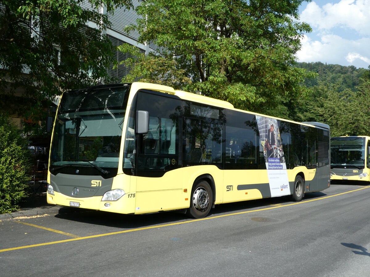 (237'335) - STI Thun - Nr. 175/BE 752'175 - Mercedes am 19. Juni 2022 bei der Schiffl�ndte Thun