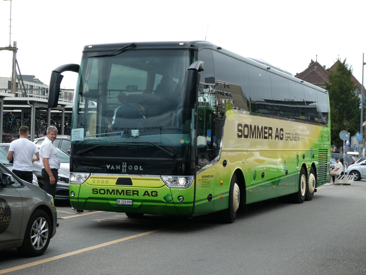 (237'357) - Sommer, Gr�nen - BE 226'999 - Van Hool am 22. Juni 2022 in Thun, CarTerminal