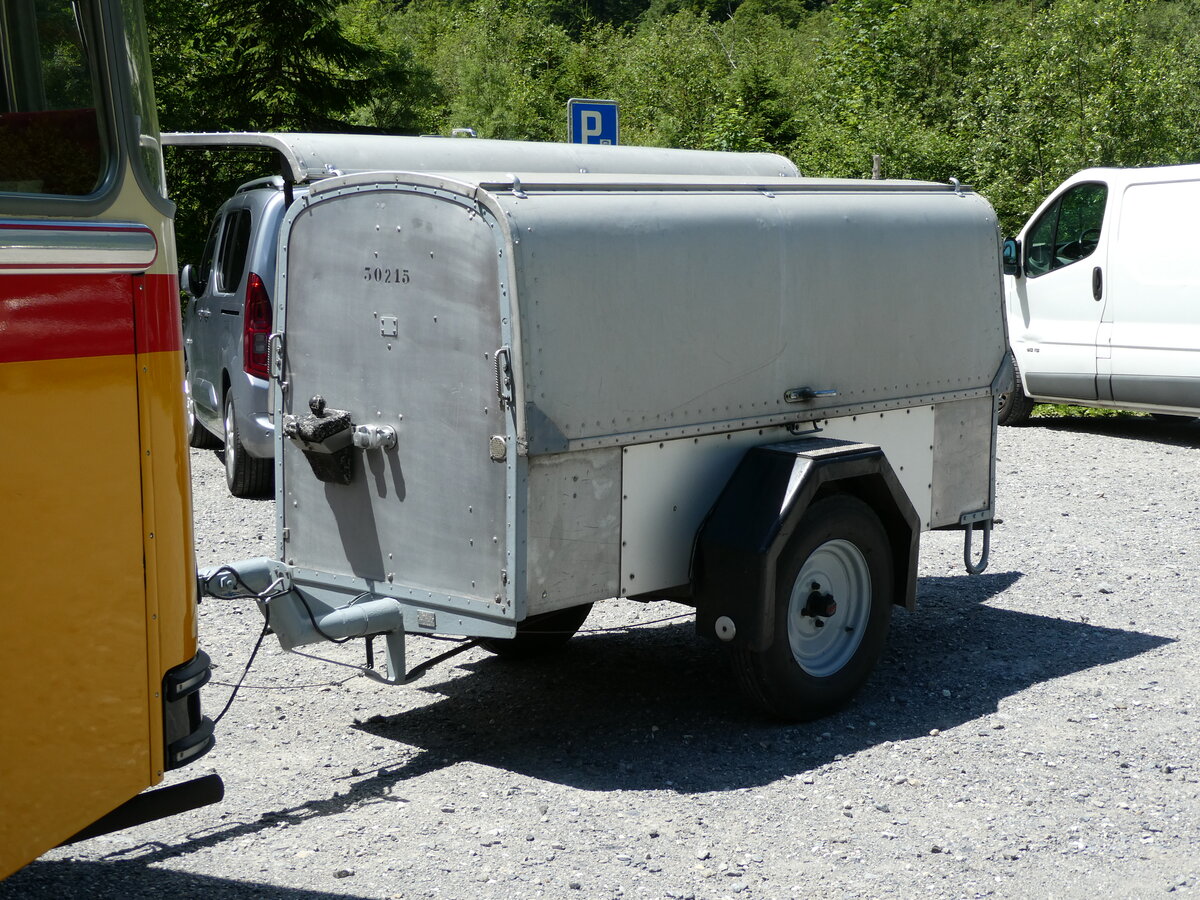 (237'621) - Schmid, Th�rishaus - BE 191'868 - Moser, Gep�ckanh�nger (ex P 30'215) am 26. Juni 2022 in Kiental, Tschingelsee