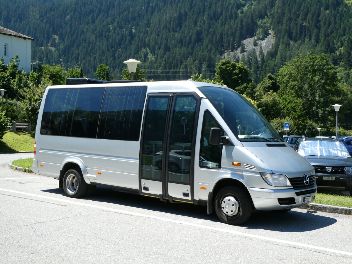 (237'783) - Gaudenz, Andeer - GR 108'114 - Mercedes (ex Mark, Andeer) am 2. Juli 2022 in Andeer, Parkplatz