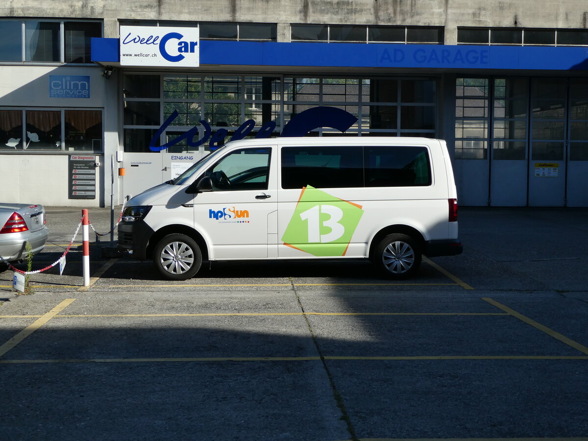 (238'035) - hpSun, Steffisburg - Nr. 13/BE 638'334 - VW am 12. Juli 2022 in Thun, Rosenau