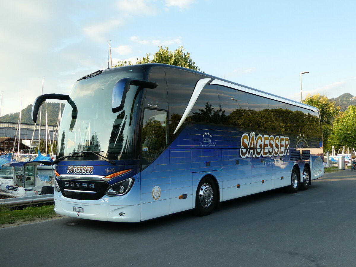 (238'062) - S�gesser, Wintersingen - Nr. 4/BL 7301 - Setra am 15. Juli 2022 in Thun, Strandbad