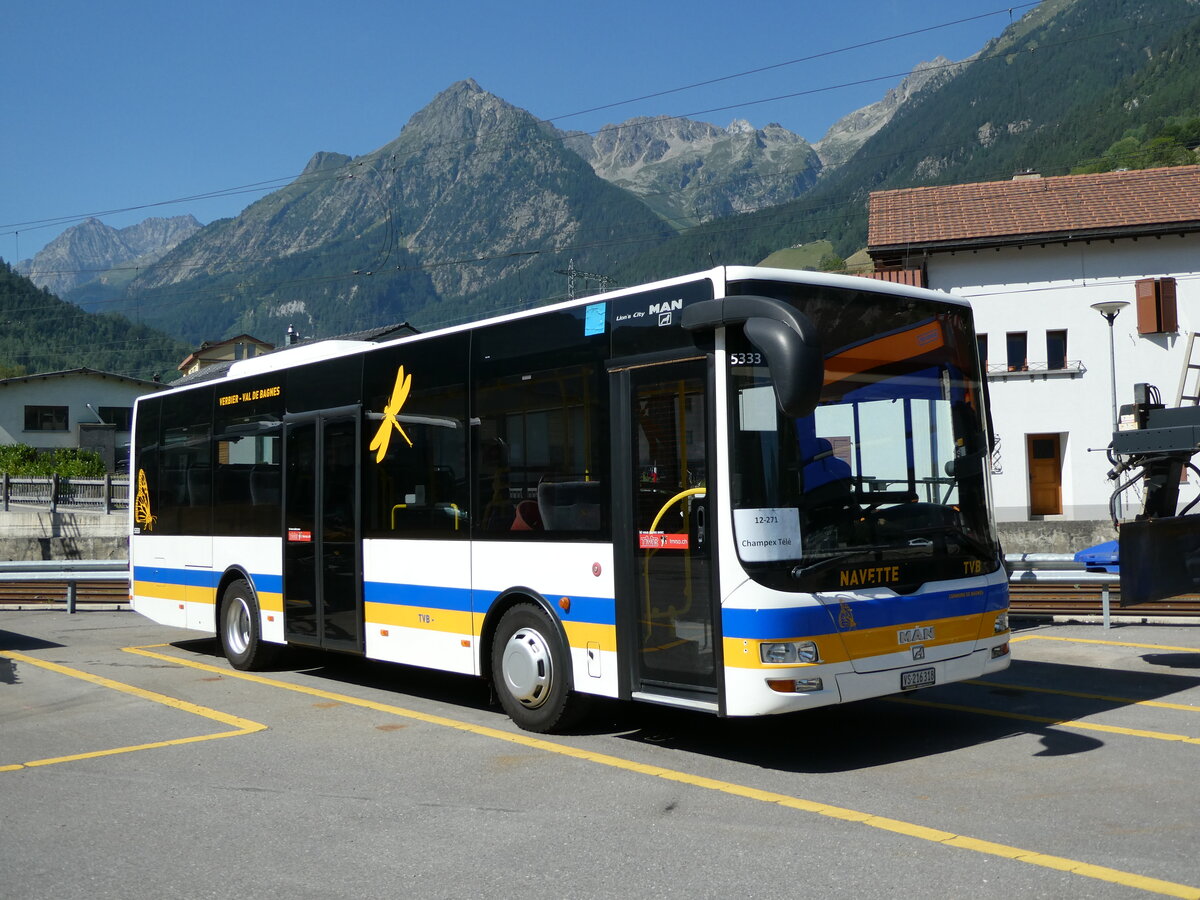 (238'087) - TMR Martigny - Nr. 111/VS 216'318 - MAN/G�ppel am 16. Juli 2022 in Orsi�res, Garage