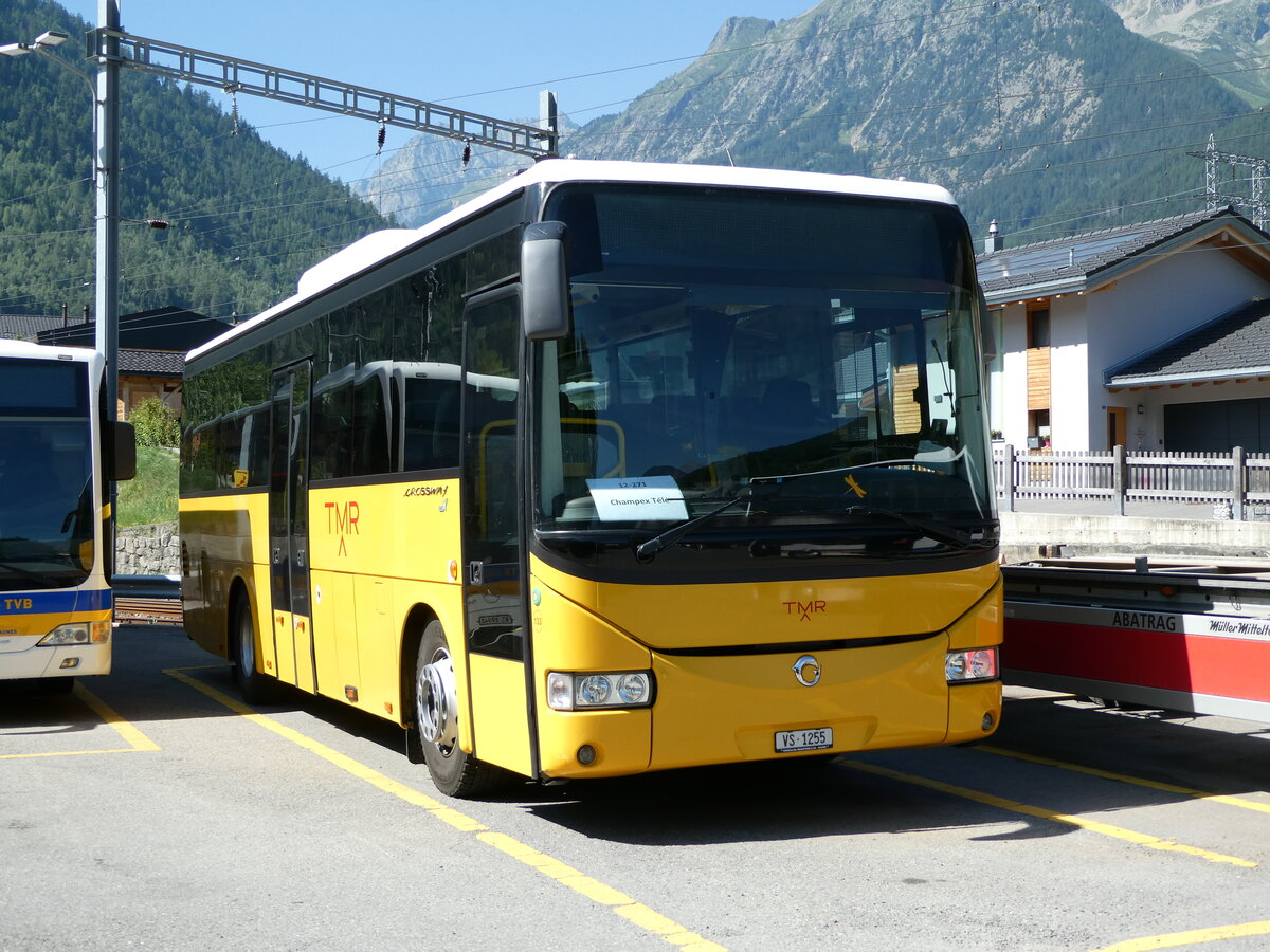 (238'089) - TMR Martigny - Nr. 133/VS 1255 - Irisbus am 16. Juli 2022 in Orsi�res, Garage