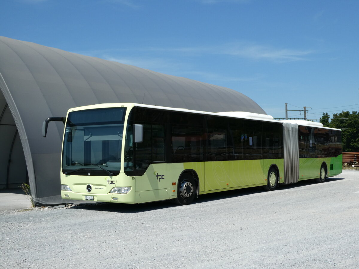 (238'117) - TPC Aigle - Nr. 304/VD 619'147 - Mercedes (ex H�rmann&S�hne, D-Hamburg) am 16. Juli 2022 in Aigle, D�p�t