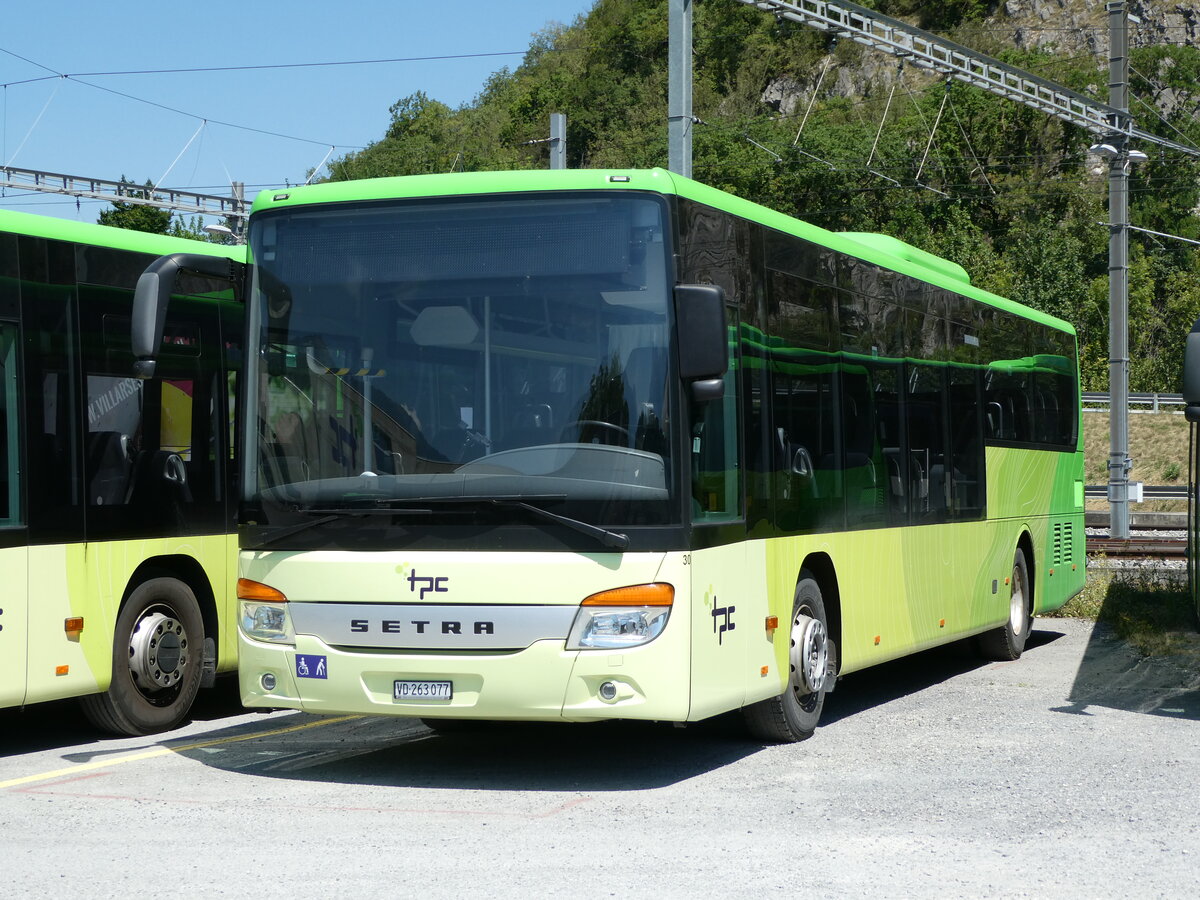 (238'120) - TPC Aigle - Nr. 30/VD 263'077 - Setra (ex Vol�nbusz, H-Budapest) am 16. Juli 2022 in Aigle, D�p�t