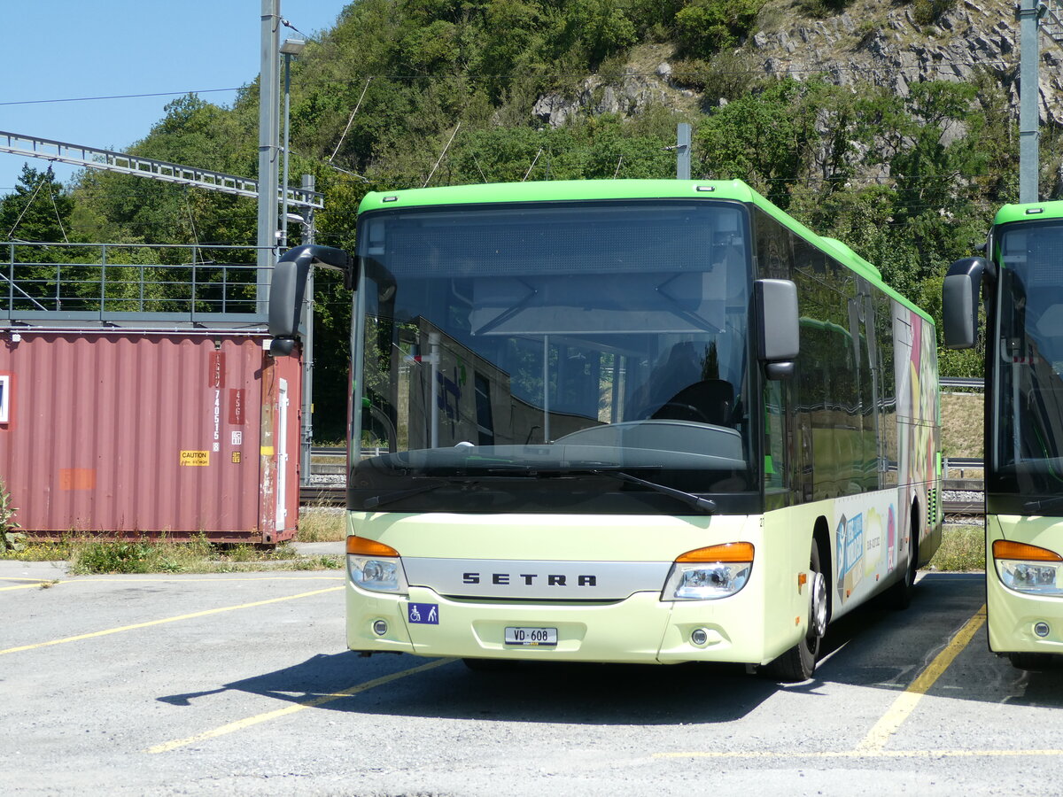 (238'122) - TPC Aigle - Nr. 27/VD 608 - Setra (ex Vol�nbusz, H-Budapest) am 16. Juli 2022 in Aigle, D�p�t