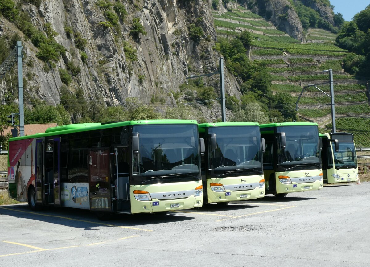 (238'124) - TPC Aigle - Nr. 27/VD 608 - Setra (ex Vol�nbusz, H-Budapest) am 16. Juli 2022 in Aigle, D�p�t
