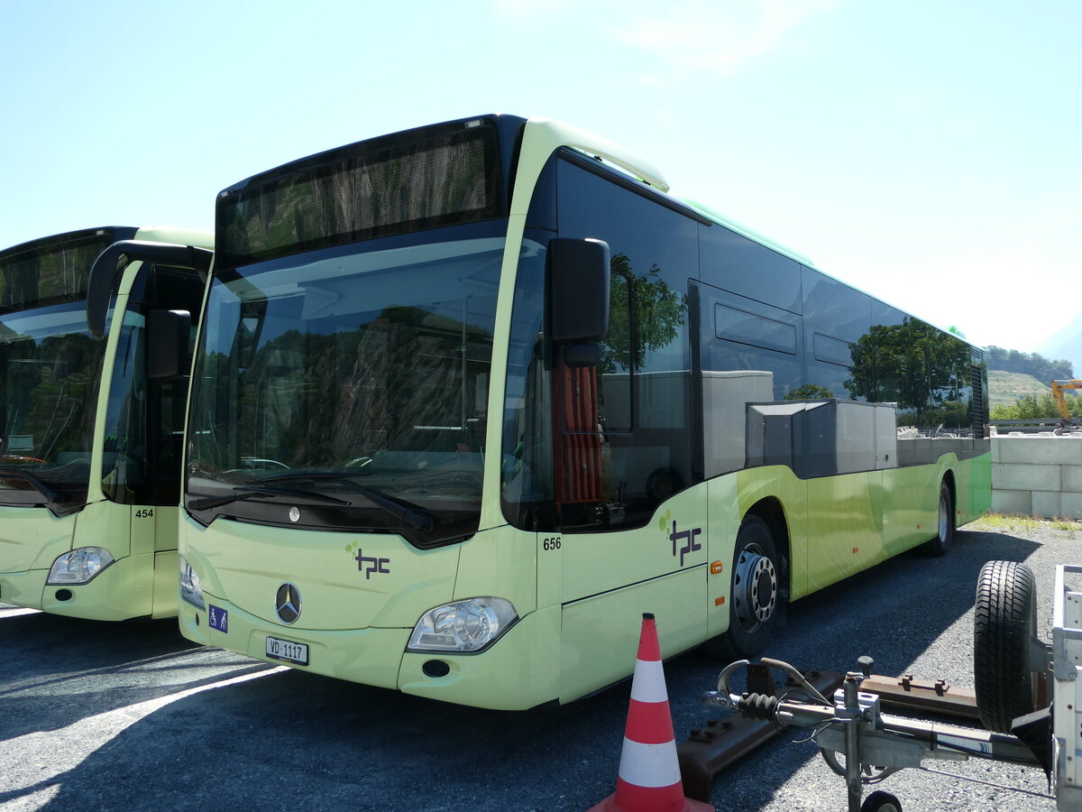 (238'126) - TPC Aigle - Nr. 656/VD 1117 - Mercedes (ex Borini, F-Combloux) am 16. Juli 2022 in Aigle, D�p�t