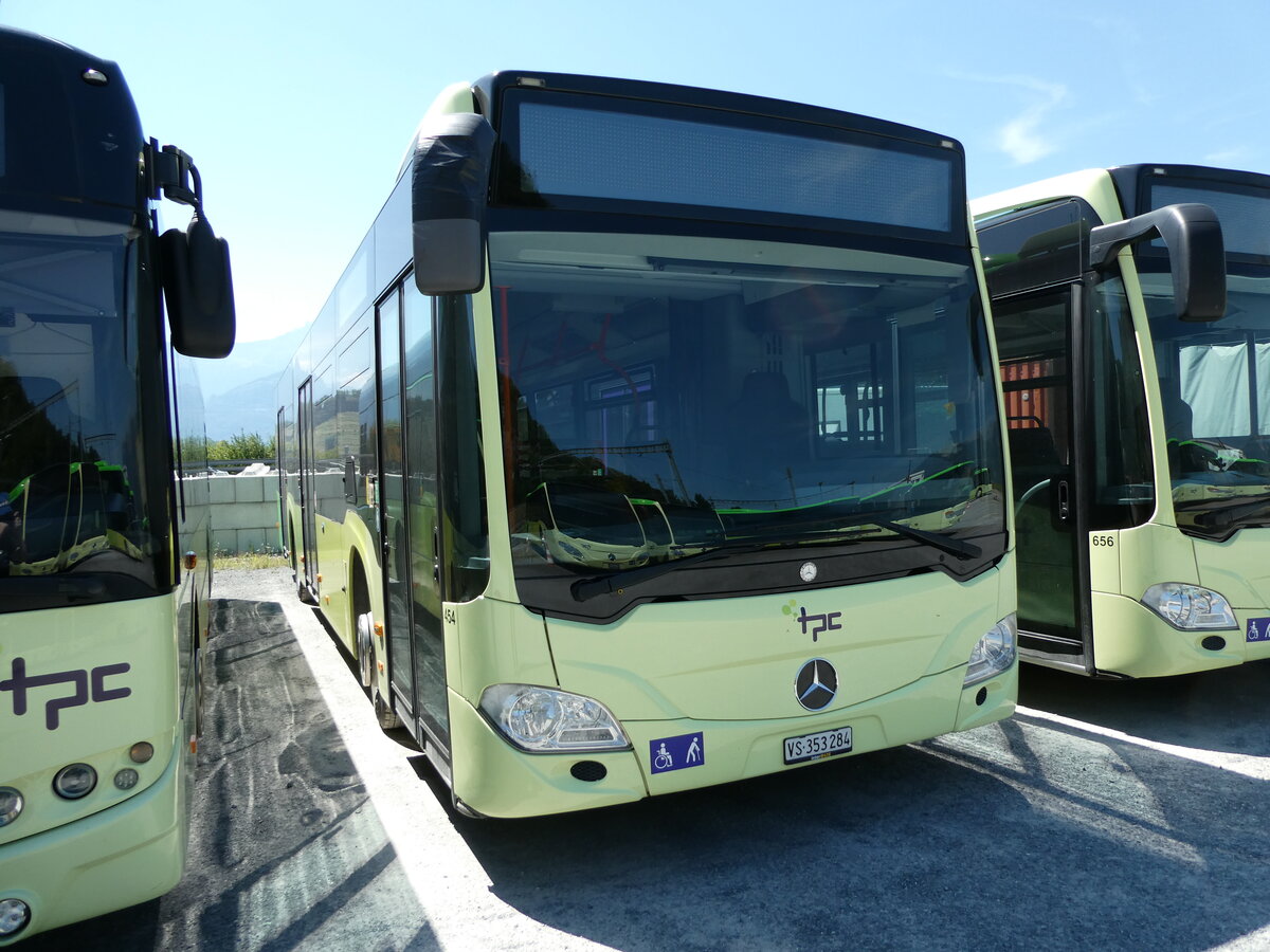 (238'127) - TPC Aigle - Nr. 454/VS 353'284 - Mercedes (ex Borini, F-Combloux) am 16. Juli 2022 in Aigle, D�p�t