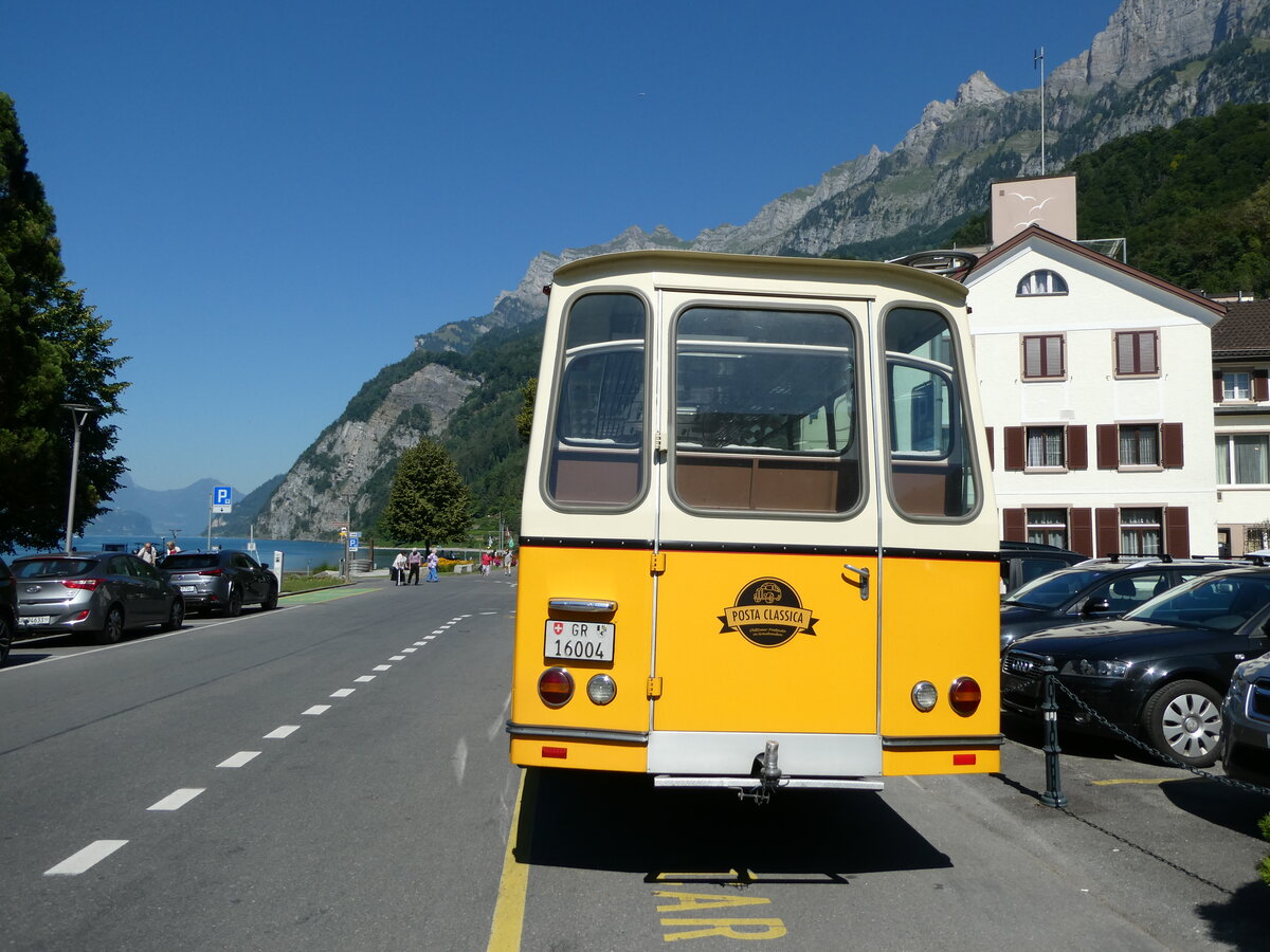 (238'228) - Wittwer, Chur - GR 16'004 - FBW/Gangloff (ex Eggenberger, M�riken; ex AVG Grindelwald Nr. 11; ex P 24'170) am 17. Juli 2022 in Walenstadt, Hotel Seehof