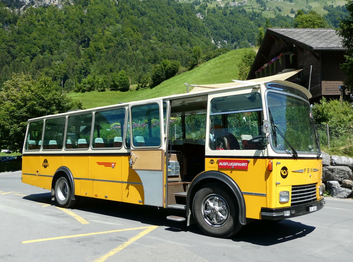 (238'238) - Wittwer, Chur - GR 16'004 - FBW/Gangloff (ex Eggenberger, M�riken; ex AVG Grindelwald Nr. 11; ex P 24'170) am 17. Juli 2022 in Kl�ntal, Rhodannenberg