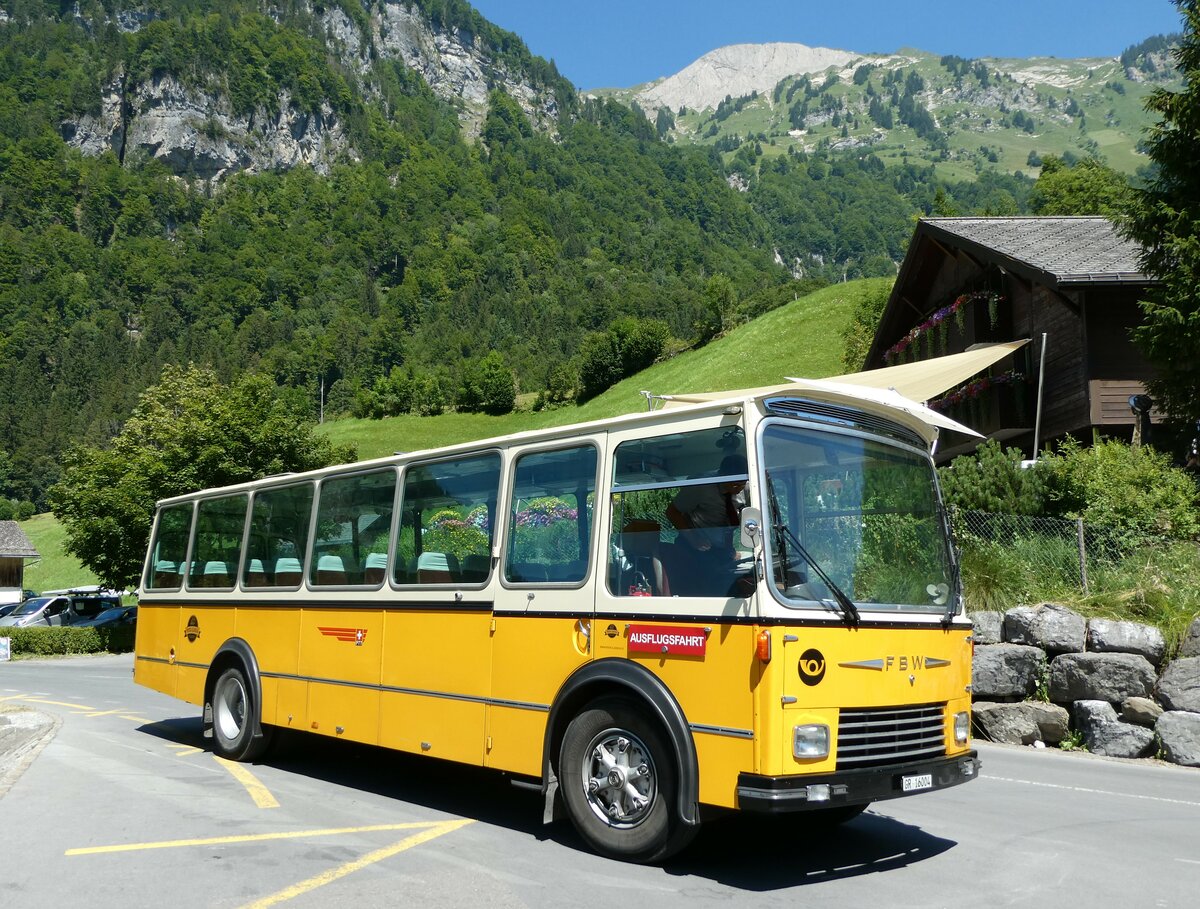 (238'239) - Wittwer, Chur - GR 16'004 - FBW/Gangloff (ex Eggenberger, M�riken; ex AVG Grindelwald Nr. 11; ex P 24'170) am 17. Juli 2022 in Kl�ntal, Rhodannenberg